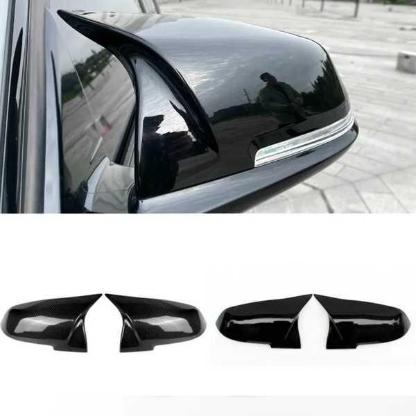 【互換品】リアサイドミラーカバー カーボン調調調ファイバーパターン bmw 1  2  3  4 x...