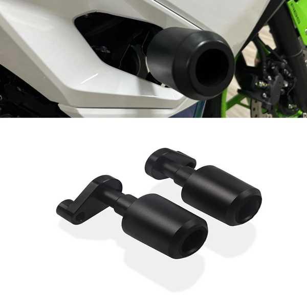 【互換品】オートバイ落下保護フレームスライダーフェアリングガードクラッシュプロテクターカワサキ ZX...