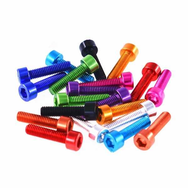 【互換品】六角形 ネジキャップ アルミニウムソケット付きネジ セラミック din912 m3 m4 ...