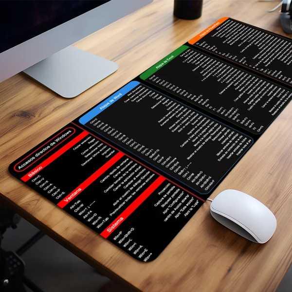 【互換品】スペイン エクセルショートカットパターン 大き マウスパッド オフィスデスクマット コンピ...