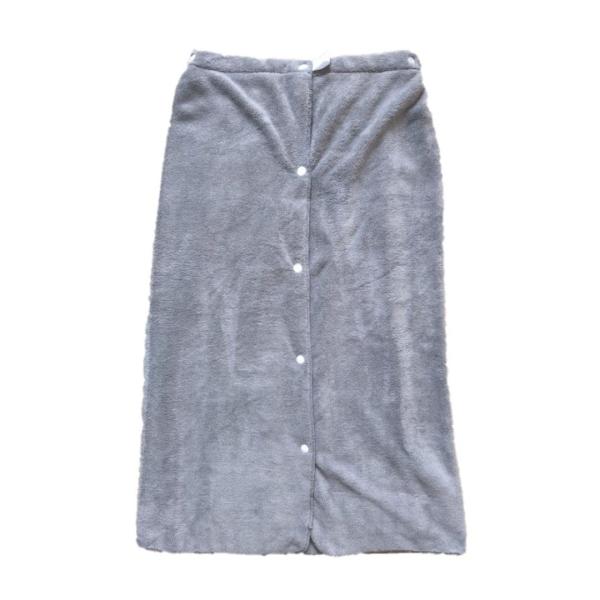 [ユーエイチオリジナル] ラップタオル 80cm 吸水速乾 マイクロファイバー グレー