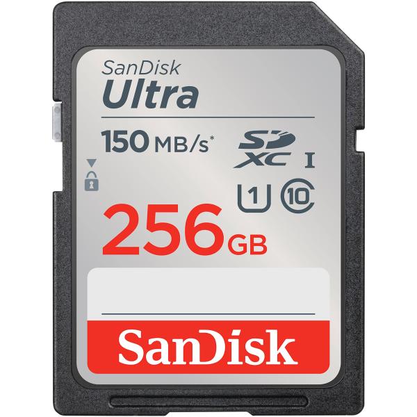 SanDisk 256GB Ultra SDXC UHS-I Memory Card - Up to...