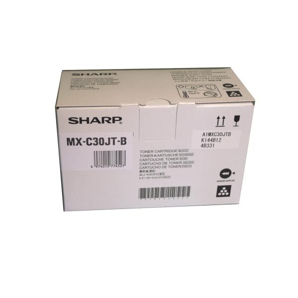 シャープ複合機 MX-C300W 用トナー(MX-C30JT-B) ブラック　国内純正品