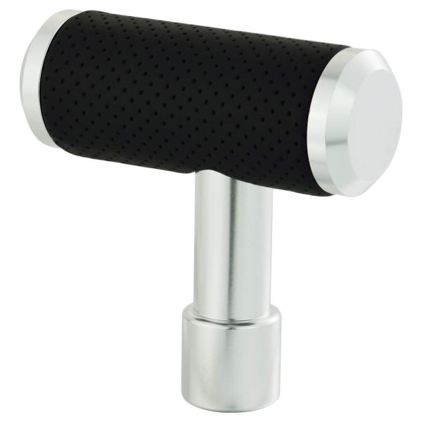 Lunsom プッシュ式 シフトノブ メタル ギアシフトレバー シフトノブ T型 マニュ