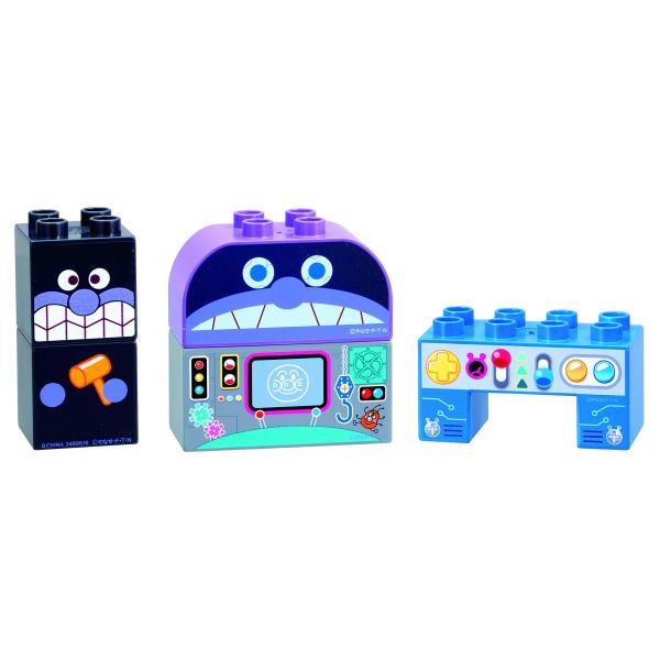 BlockLabo ブロックラボ アンパンマン はじめてブロックセットバイキンじょうと