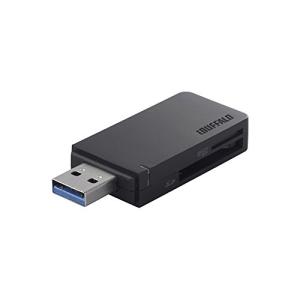 BUFFALO 高速カードリーダー/ライター USB3.0&ターボPC EX対応モデル ブラック BSCR26TU3BK｜mantendo1