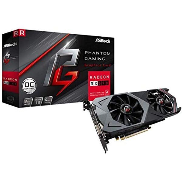 ASRock グラフィックボード AMD RX590 搭載 Phantom gaming モデル P...