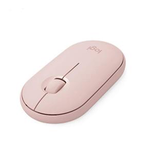 ロジクール ワイヤレスマウス 無線 マウス Pebble M350RO 薄型 静音 ローズ ワイヤレス windows mac Chrome｜mantendo1