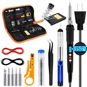 はんだごてセット ハンダゴテ - 16PCS 収納バッグ 温度調節(180?500℃)
