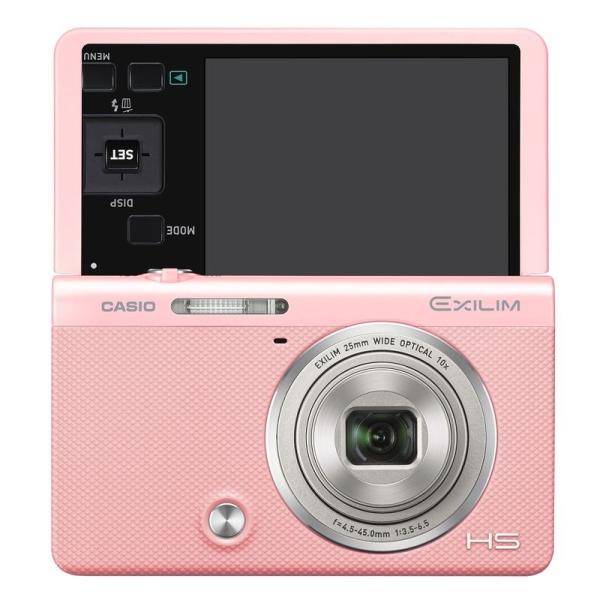 CASIO デジタルカメラ EXILIM EX-ZR70PK 「自分撮りチルト液晶」 「メイクアップ...