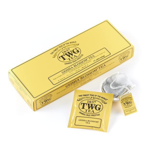 TWG Tea ｜Geisha Blossom Tea（コットンティーバッグ, 2.5g×15個入り...