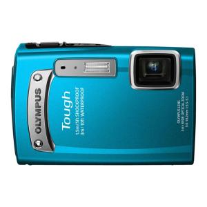 OLYMPUS デジタルカメラ TG-320 1400万画素 3m防水 1.5m耐落下衝撃 ブルー TG-320 BLU｜mantendo1