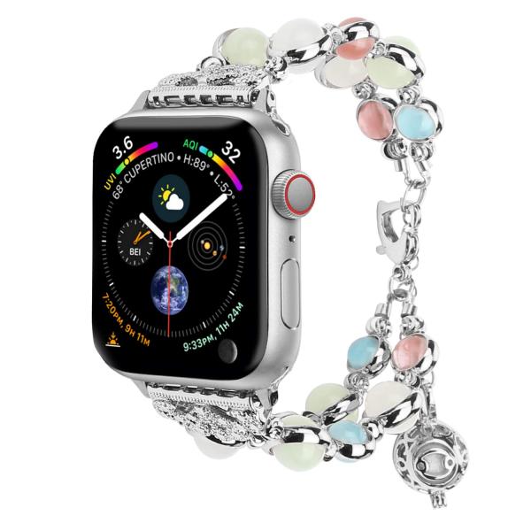 Tomazon コンパチブル Apple Watch バンド 38mm 40mm 41mm パール ...