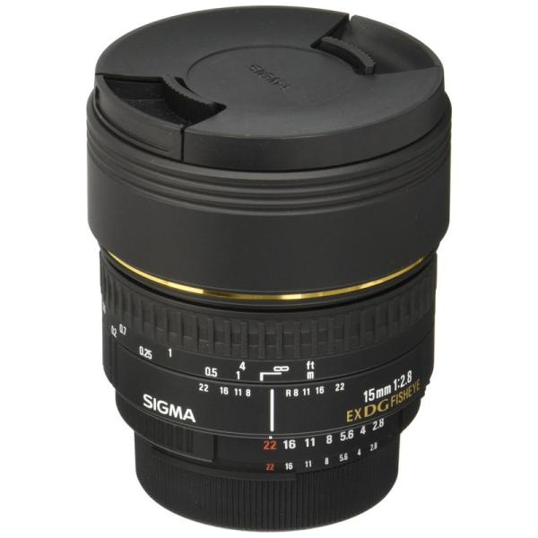 SIGMA 単焦点魚眼レンズ 15mm F2.8 EX DG DIAGONAL FISHEYE ニコ...