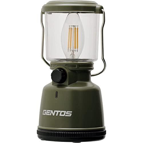 GENTOS(ジェントス) LED ランタン 明るさ400ルーメン/実用点灯30-200時間/防滴 ...