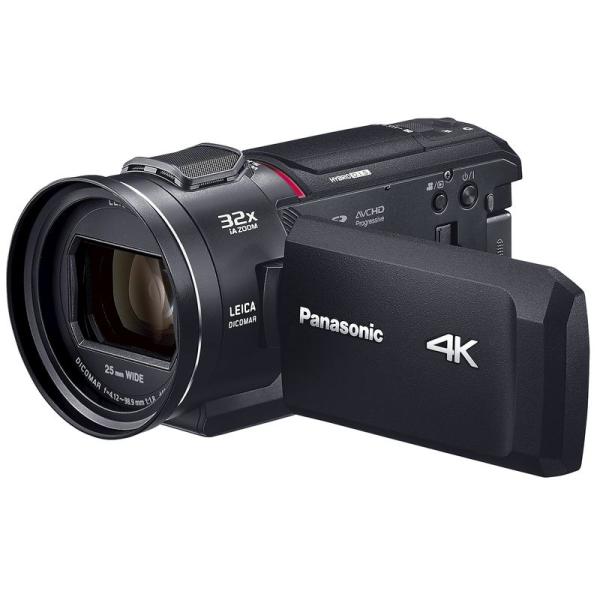 パナソニック 4K デジタルビデオカメラ 光学24倍ズーム ブラック HC-VX2MS-K