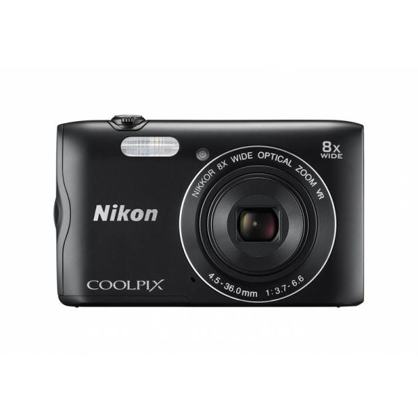 Nikon デジタルカメラ COOLPIX A300 光学8倍ズーム 2005万画素 ブラック A3...