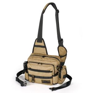 Glorisunity タックルバッグ ホールディングショルダーバッグ ロッドホルダー 5WAYフィッシングバッグ 防水 釣りバッグ 大容量