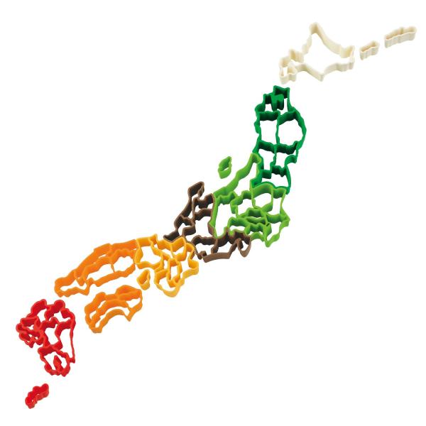 曙産業 クッキー 抜き型 日本製 都道府県の形のクッキーが作れる 北海道 東北 関東甲信越 北陸 東...