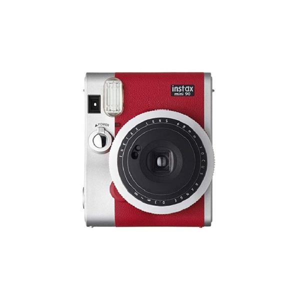 FUJIFILM インスタントカメラ チェキ instax mini 90 ネオクラシック レッド ...