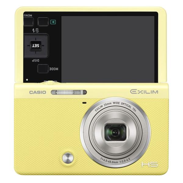 CASIO デジタルカメラ EXILIM EX-ZR70YW 「自分撮りチルト液晶」 「メイクアップ...