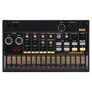 KORG アナログ リズムマシン volca beats 16ステップシーケンサー 電池駆動 スピーカー内蔵 ヘッドフォン使用可 どこでも使｜mantendo1