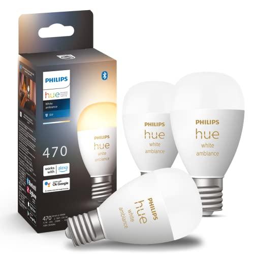 Philips Hue(フィリップスヒュー) スマート電球 LED電球 E17 電球色 昼光色 Al...