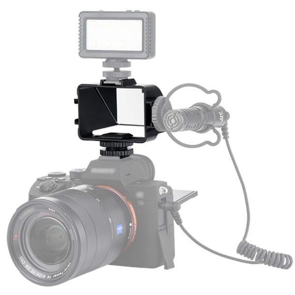 JJC カメラ フリップスクリーンミラー vlog撮影 自撮りモニター 左右の角度を調節 Nikon...
