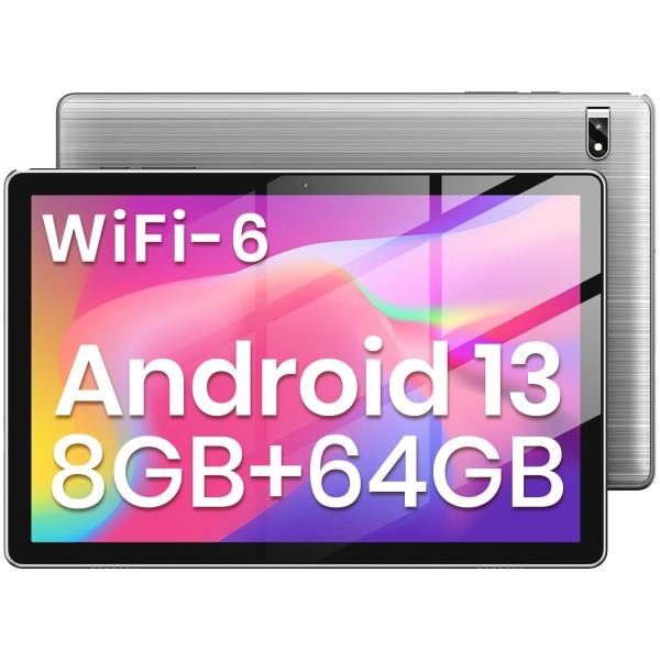 2024 Android 13タブレット 7000mAhTPZ タブレット 10インチ wi-fiモ...