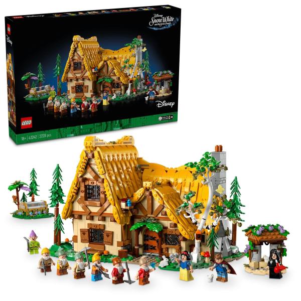 レゴ(LEGO) ディズニープリンセス 白雪姫と7人のこびとが住む森の家 おもちゃ 玩