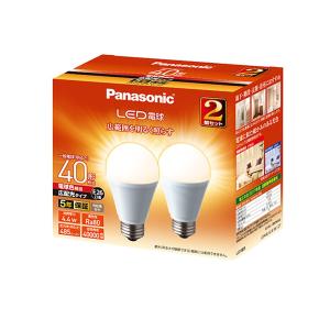 パナソニック LED電球 E26口金 電球40形相当 電球色相当(5.0W) 一般