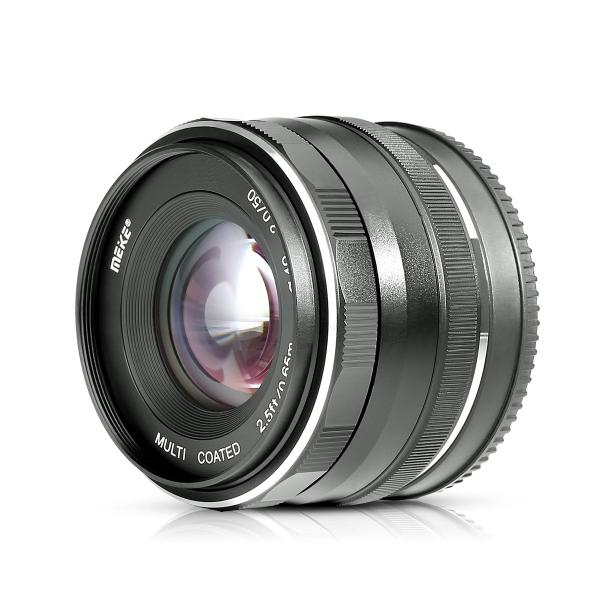 Meike MK 50mm f/2.0 マニュアルフォーカスレンズ(APS-C) Sony Eマウン...