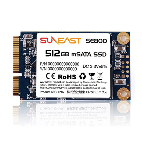 SUNEAST ( サンイースト ) 512GB 内蔵SSD SE800 mSATA SSD SAT...