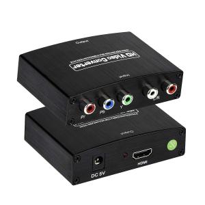 コンポーネント to HDMI コンバーター 変換器 1080P対応 5RCA RGB YPbPr to HDMI コンバータ HDCPオー｜mantendo9