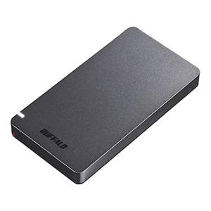 バッファロー SSD-PGM480U3-B USB3.2(Gen2) ポータブルSSD 480GB ブラック