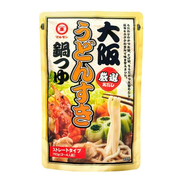 マルキン 大阪うどんすき鍋つゆ 750g×2個