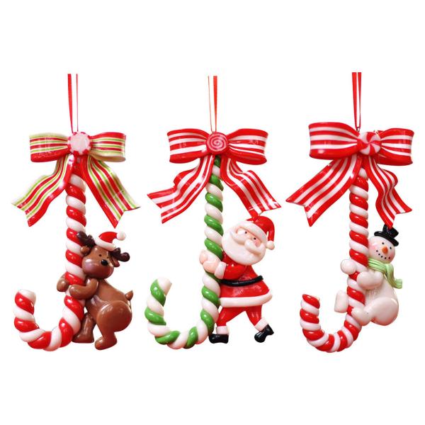 クリスマスツリー オーナメント キャンディケーン キャンディケイン candy canes 杖 ペン...