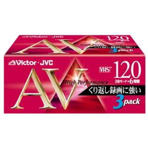 VICTOR ビデオテープKシリーズ 3T-120AVK VHSビデオテープ｜mantendo9