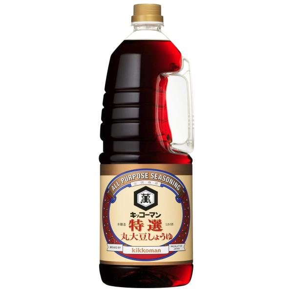 キッコーマン 特選丸大豆醤油 1.8Lペット