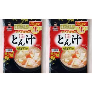 神州一味噌 とん汁 生みそタイプ 20食×2セット｜mantendo9