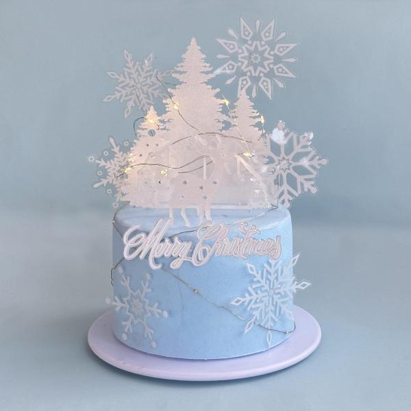 BEAUTY PLAYERケーキトッパー クリスマス ケーキ飾り 12セット カップケーキトッパー ...