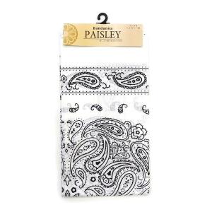バンダナ ペイズリー 白 S 2408 Ys Choice 通販 Yahoo ショッピング