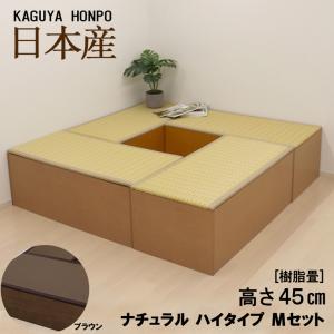 畳収納セット 深型 180x180 幅120 4台 掘りごたつ PP樹脂製畳 畳収納