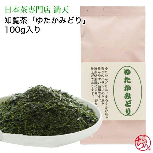 知覧茶 ゆたかみどり 100g　日本茶 緑茶 美容 健康 プレゼント  お試し 爆買WEEK ポイン...