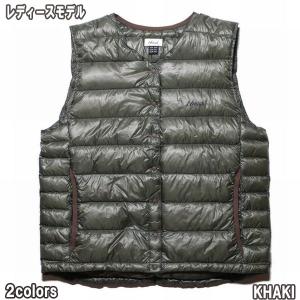 NANGA Inner Down Vest ナンガ　インナー　ダウンベスト　レディース　オーロラダウン　ジャケット｜manufactures-japan