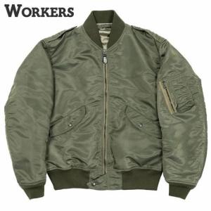 希少WORKERS ワーカーズ L-2A Mod/Green RibサイズL WORKERS ワーカーズ WORKERS L-2A Mod/Green Rib, Airforce Blue 66