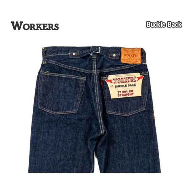 ワーカーズ WORKERS 37 801XH, Buckle Back 37タイプ　バックストラップ...