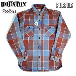 ヒューストン HOUSTON 41051 ALPACA VINTAGE VIYELLA SHIRT ヴィンテージビエラシャツ　ネルシャツ｜manufactures-japan