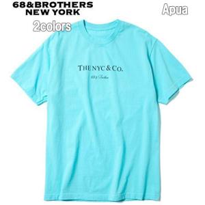 68&Brothers 7017 Print Tee "THENYC&Co"　プリントTee 半袖｜manufactures-japan