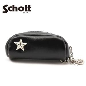 ショット SCHOTT 7822970003(3129105) ONE STAR KEY CASE ワンスター キーケース レザー　日本製｜manufactures-japan